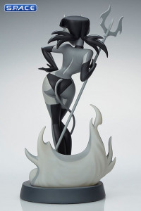 Devil Girl Original Artist Series Statue - black & white Version