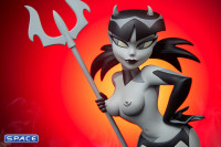 Devil Girl Original Artist Series Statue - black & white Version