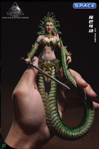 1/12 Scale Green Medusa - Snake Tail Version