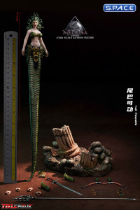 1/12 Scale Green Medusa - Snake Tail Version