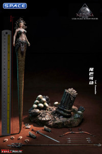 1/12 Scale Silver Medusa - Snake Tail Version