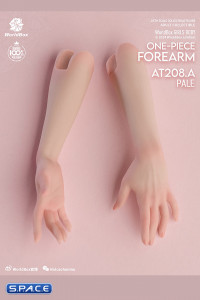 1/6 Scale one-piece female Forearm AT208A - pale Version