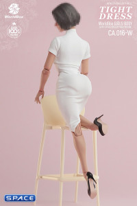 1/6 Scale tight Dress (white)