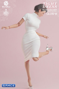 1/6 Scale tight Dress (white)