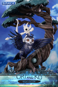 Ori & Ku Statue - Night Variation (Ori and the Will of the Wisps)