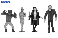 4er Komplettsatz: Toony Terrors Serie 10 - Silver Screen Version (Universal Monsters)