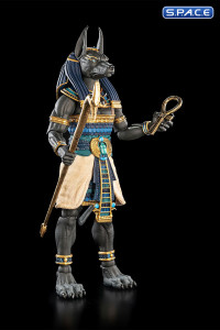 Anubis Gods of Ancient Egypt - black & blue (Figura Obscura)