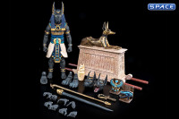 Anubis Gods of Ancient Egypt - black & blue (Figura Obscura)