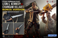 1/4 Scale Leon S. Kennedy vs. Chainsaw Villager Ultimate Premium Masterline Statue - Bonus Version (Resident Evil 4)