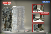 1/6 Scale Castle Wall Diorama