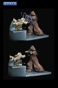 1/7 Scale Yoda vs. Emperor Palpatine ARTFX Statue (Star Wars)