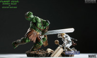 Planet Hulk: Green Scar vs Silver Savage Diorama (Marvel)