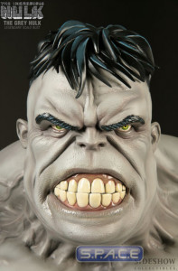 Incredible Hulk Legendary Scale Bust Sideshow Exclusive Grey Hulk